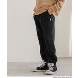 ［Black］ | 【DAILY WARM】裏起毛ダンボールジョガーパンツ | coca