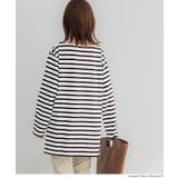 サイドジップ長袖ボーダープルオーバー | coca | 詳細画像14 