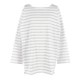 サイドジップ長袖ボーダープルオーバー | coca | 詳細画像2 