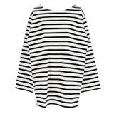 サイドジップ長袖ボーダープルオーバー | coca | 詳細画像3 