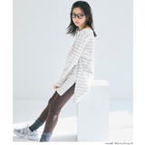 サイドジップ長袖ボーダープルオーバー | coca | 詳細画像9 