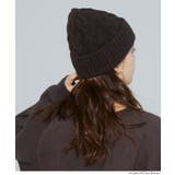 ウール混ケーブルニット帽子 レディース | coca | 詳細画像12