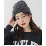 ウール混ケーブルニット帽子 レディース | coca | 詳細画像6