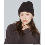 ウール混ケーブルニット帽子 レディース | coca | 詳細画像10