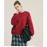 ［Red］ | 裏起毛スウェット レディース | coca