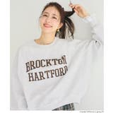 ［Lt.gray］ | 裏起毛ラグランロゴスウェット | coca