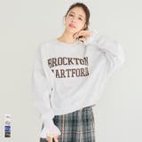 裏起毛ラグランロゴスウェット | coca | 詳細画像1 