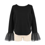 袖チュール切り替えトップス | coca | 詳細画像3