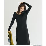 【DAILY WARM】2way裏起毛リブIラインワンピース | coca | 詳細画像17 