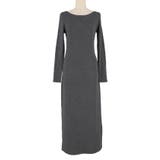 【DAILY WARM】2way裏起毛リブIラインワンピース | coca | 詳細画像2 