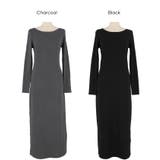 【DAILY WARM】2way裏起毛リブIラインワンピース | coca | 詳細画像23 