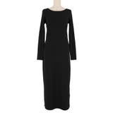 【DAILY WARM】2way裏起毛リブIラインワンピース | coca | 詳細画像3 