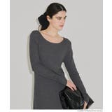 【DAILY WARM】2way裏起毛リブIラインワンピース | coca | 詳細画像10 