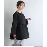 バウンススウェットフレアノーカラーダブルボタンコート | coca | 詳細画像12