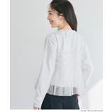 シルキータッチチュールドッキング長袖Tシャツ | coca | 詳細画像11