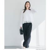 シルキータッチチュールドッキング長袖Tシャツ | coca | 詳細画像8