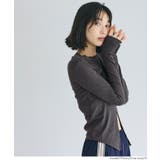 とろみリブスリットトップス | coca | 詳細画像15