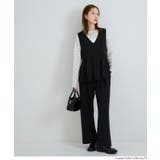 カットジョーゼットワイドパンツ | coca | 詳細画像11