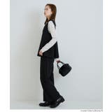 カットジョーゼットワイドパンツ | coca | 詳細画像12