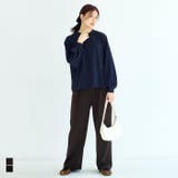 カットジョーゼットワイドパンツ | coca | 詳細画像1