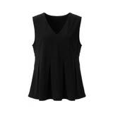 カットジョーゼットタックペプラムベスト | coca | 詳細画像3