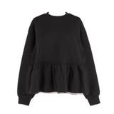 ソフトスウェットチュールドッキングトップス | coca | 詳細画像3