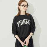 ミニ裏毛ロゴプリントスウェット | coca | 詳細画像1 