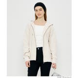 軽く羽織れて、毎日使える。ミニ裏毛ZIPパーカー | coca | 詳細画像8 