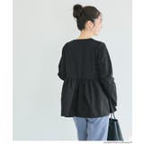 異素材切り替え長袖Tシャツ レディース | coca | 詳細画像15