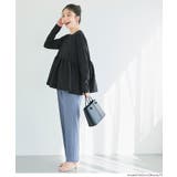 異素材切り替え長袖Tシャツ レディース | coca | 詳細画像16