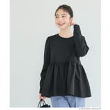 異素材切り替え長袖Tシャツ レディース | coca | 詳細画像17