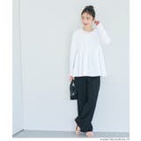 異素材切り替え長袖Tシャツ レディース | coca | 詳細画像8