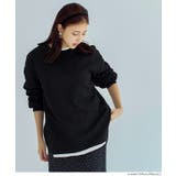 エンボスワイドラウンドトレーナー | coca | 詳細画像11 