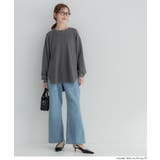 エンボスワイドラウンドトレーナー | coca | 詳細画像14 