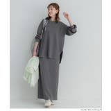 エンボスワイドラウンドトレーナー | coca | 詳細画像18 