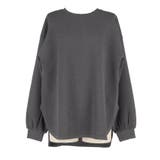 エンボスワイドラウンドトレーナー | coca | 詳細画像2 