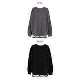 エンボスワイドラウンドトレーナー | coca | 詳細画像22 