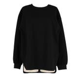 エンボスワイドラウンドトレーナー | coca | 詳細画像3 