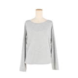 ワンショルダーシアー長袖Tシャツ レディース | coca | 詳細画像3 