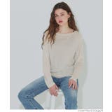 ワンショルダーシアー長袖Tシャツ レディース | coca | 詳細画像10 