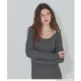 とろみリブUネックワンピース | coca | 詳細画像15