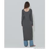 とろみリブUネックワンピース | coca | 詳細画像17