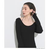 とろみリブUネックワンピース | coca | 詳細画像9