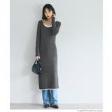 とろみリブレイヤードワンピース | coca | 詳細画像5