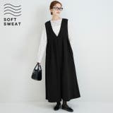 ソフトスウェットタックワンピース | coca | 詳細画像1