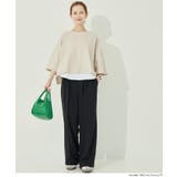 ミニ裏毛半袖ドルマンクロップドトップス | coca | 詳細画像13 