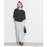 ミニ裏毛半袖ドルマンクロップドトップス | coca | 詳細画像17 