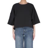 ミニ裏毛半袖ドルマンクロップドトップス | coca | 詳細画像4 