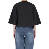 ミニ裏毛半袖ドルマンクロップドトップス | coca | 詳細画像6 