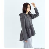 ソフトスウェットフレアパーカー | coca | 詳細画像12 